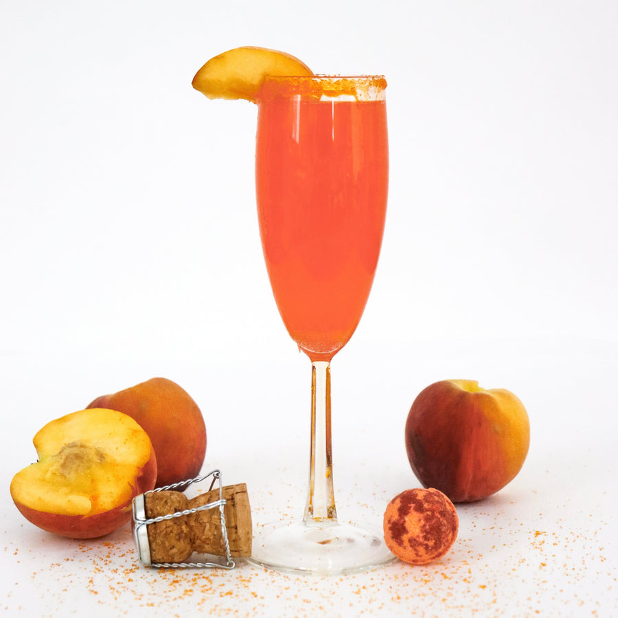 PEACH BELLINI - COCKTAIL BOMB