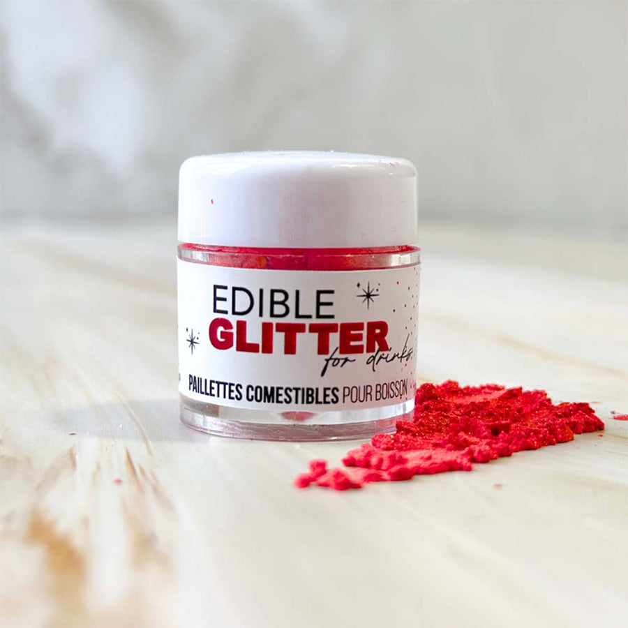 EDIBLE GLITTER RED